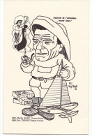 Carte Humoristique De KRIS ADZEL HAËRDE. -Traversée De L'Atlantique - Record Battu! 1905 BARR - 1980 TABARLY - Sailing