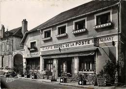 Yonne -gd Format Div- Ref M766- Flogny -hotel De La Poste - Route Nationale 5-telephone 13 -carte Bon Etat - - Flogny La Chapelle