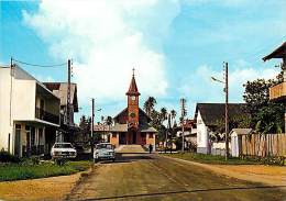 Guyane  -gd Format Div- Ref M765- Saint Laurent Du Maroni - St Laurent Du Maroni -place De L Eglise  -carte Bon Etat - - Saint Laurent Du Maroni