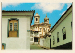 OURO PRETO: LA CHIESA DI S. FRANCESCO D'ASSISI      (NUOVA  CON DESCRIZIONE DEL LUOGO SUL RETRO) - Autres