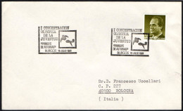 FOOTBALL - ESPANA BURGOS 1991 - I CONCENTRACION OLIMPICA DE LA JUVENTUD "PRINCIPE DE ASTURIAS" - MAILED ENVELOPE - Lettres & Documents