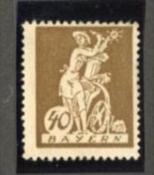 GS-930  Bavaria  1920  Michel #183  (*)  Scott #243  ~ Offers Welcome! ~ - Nuovi