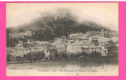 D13. MEYRARGUES. VUE D'ENSEMBLE DU VILLAGE ET LE CHATEAU. - Meyrargues