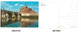 FP – CARTOLINA  ROMA CASTEL S. ANGELO NON VIAGGIATA  DIMENSIONI CM 10,2x14,8 CONDIZIONI BUONE - Castel Sant'Angelo