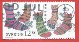 SVEZIA - SVERIGE - USATO - 2011 - Clothes And Patterns - 12 Kr - Michel SE 2849 - Used Stamps