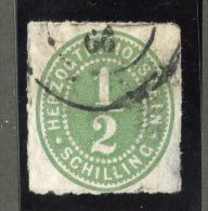 GS-1004  Schleswig 1865  Michel #13  (o)   Scott 19  ~ Offers Welcome! ~ - Schleswig-Holstein