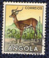 Angola 1953 Oblitéré Rond Used Animaux Sauvages Faune Impala - Angola