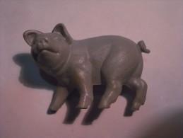 1 FIGURINE FIGURE DOLL PUPPET DUMMY TOY IMAGE POUPÉE - PIG MONOCHROME - Schweine