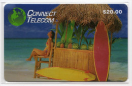 ETATS UNIS PREPAID 20$ CONNECT TELECOM Planche A Voile, Ananas Pasteque - Sonstige & Ohne Zuordnung