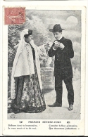 Cp, Couple, Premier Rendez-Vous, Voyagée 1906 - Paare