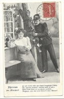 Cp, Couple, Retour Du Soldat, Voyagée 1906 ? - Paare