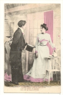 Cp, Couple, 11 - Tout à Coups On Frappe à La Porte...., Voyagée 1904 - Paare