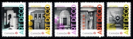 Canada (Scott No.2472-76 - Art Deco) [**] - NOTE - DC - Neufs