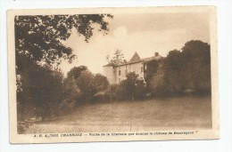 Cp , 86 , CHARROUX , Vallée De La Charente Que Domine Le Château De BEAUREGARD , Vierge , Ed : Gilbert - Charroux