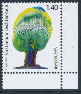 LIECHTENSTEIN, EUROPA 2011 "Forests" Corner Set Of 1v** - 2011