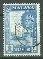 MALAYA - SELANGOR 1961-62: ISC 141 / YT 85 / Sc 120 / SG 135 / Mi 96, O - FREE SHIPPING ABOVE 10 EURO - Selangor