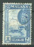 MALAYA - SELANGOR 1961-62: ISC 141 / YT 85 / Sc 120 / SG 135 / Mi 96, O - FREE SHIPPING ABOVE 10 EURO - Selangor