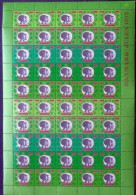 Denmark 1972 Christmas Seal 1972 MNH ( **)   Full Sheet - Fogli Completi