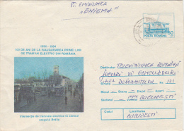 14750- TRAM, TRAMWAY, COVER STATIONERY, 1995, ROMANIA - Tranvie