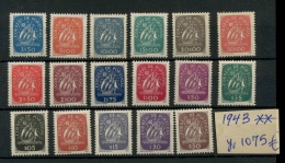 Yv. 628/644 ** Caravelle Du Portugal  Cote 1075 Euros TRES BEAUX - Nuovi