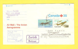 Old Letter - Canada - Airmail