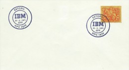 TIMBRES - STAMPS - MARCOPHILIE - PORTUGAL - CACHET IBM - ESTORIL 25-03-1972 - Flammes & Oblitérations