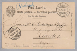 Heimat SG RORSCHACH Bahnwagenvermerk 1904-07-14 Ambulant Nr30/L2618 Auf Postkarte - Railway