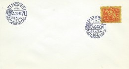 TIMBRES - STAMPS - MARCOPHILIE - PORTUGAL - CACHET III EXPOSITION AGRO 70 - BRAGA - 24-06-1970 - Postal Logo & Postmarks