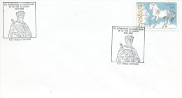 TIMBRES - STAMPS - MARCOPHILIE - PORTUGAL - CACHET CENTe. NAISSANCE DU ROI D. DUARTE - VISEU - 31-10-1991 - Postal Logo & Postmarks