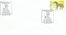 TIMBRES - STAMPS - MARCOPHILIE - PORTUGAL - CACHET CENTe. NAISSANCE DU ROI D. DUARTE - VISEU - 31-10-1991 - Postal Logo & Postmarks