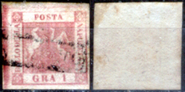 Napoli-F002 - 1858 - Sassone: N.4 (o) Privo Di Difetti Occulti. - Naples