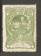 ROMANIA    Scott  # B 2*  VF MINT HINGED THIN - Ungebraucht