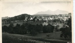 CPSM 38 CLELLES VUE GENERALE AU FOND LES MONTAGNES DU DEVOLUY ET DE LUS 1948 - Clelles