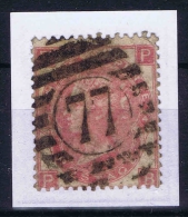 UK SG 92 3d Rose Very Fine Used  77 Numeral - Used Stamps