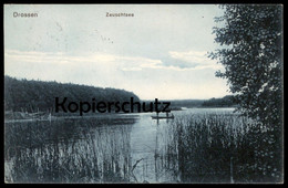 ALTE POSTKARTE DROSSEN ZEUSCHTSEE OSNO LUBUSKIE Czyste Wielki Slubicki Brandenburg Neumark Polska Poland Polen Postcard - Neumark