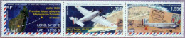 T.A.A.F  2014 - 60e Ann De La 1ere Liaison Aérienne, Avions - 3 Val Neufs // Mnh - Neufs