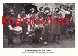 Original Zeitungsausschnitt - 1911 - Gymnasiasten Aus Vechta , Schule , Musiker , Musik , Kapelle !!! - Vechta