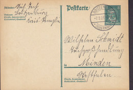 Germany Deutsches Reich Postal Stationery Ganzsache Beethoven BOITZENBURG Uchermarkt 1928 To MINDEN (2 Scans) - Postkarten