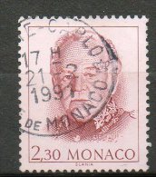 MONACO  Princes Rainier III 1990  N° 1706 - Oblitérés