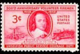 USA 1948 Scott 971, Volunteer Firemen Issue, MNH (**) - Unused Stamps