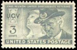 USA 1951 Scott 998, United Confederate Veterans Final Reunion Issue, MNH (**) - Nuovi