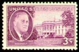 USA 1945 Scott 932, Franklin D. Roosevelt Issue 3c, MNH ** - Unused Stamps