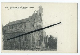 CPA - Eglise De Ribécourt Bombardée En 1915 - Ribecourt Dreslincourt