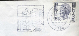 WAVRE 1977 Wavre Ville D'avenir Immeubles - Vlagstempels