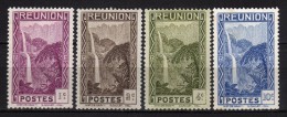 REUNION - 1933/40 Scott# 126+127+129+131 (*) - Unused Stamps