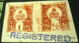 India Printed Stationery 1.5r - Used - Non Classés