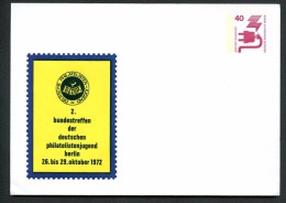 BERLIN PU57 D2/002 Privat-Umschlag JUGENDAUSSTELLUNG ** 1972 - Buste Private - Nuovi