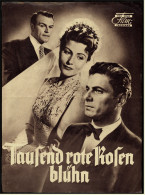 Das Neue Film-Programm Von Ca. 1952  -  "Tausend Rote Rosen Blühn"  -  Mit Rudolf Prack , O.W. Fischer - Revistas