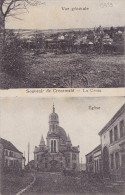 13939# SOUVENIR DE CREUTZWALD LA CROIX VUE GENERALE ET EGLISE 1919 CENSURE FRANCAISE - Creutzwald