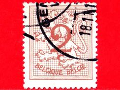 BELGIO - Usato - 1959 - Cifra Su Leone Araldico - 2 - 1951-1975 Heraldieke Leeuw